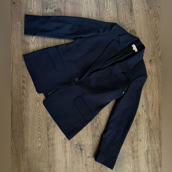 Vince designer size 4 Soft Suiting Single Breasted Blazer $595 - Picture 2 of 2